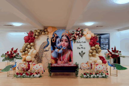 Baby feeding ceremony decoration
