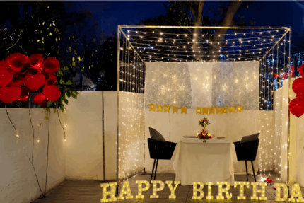 Fairy Light Open Canopy Decor